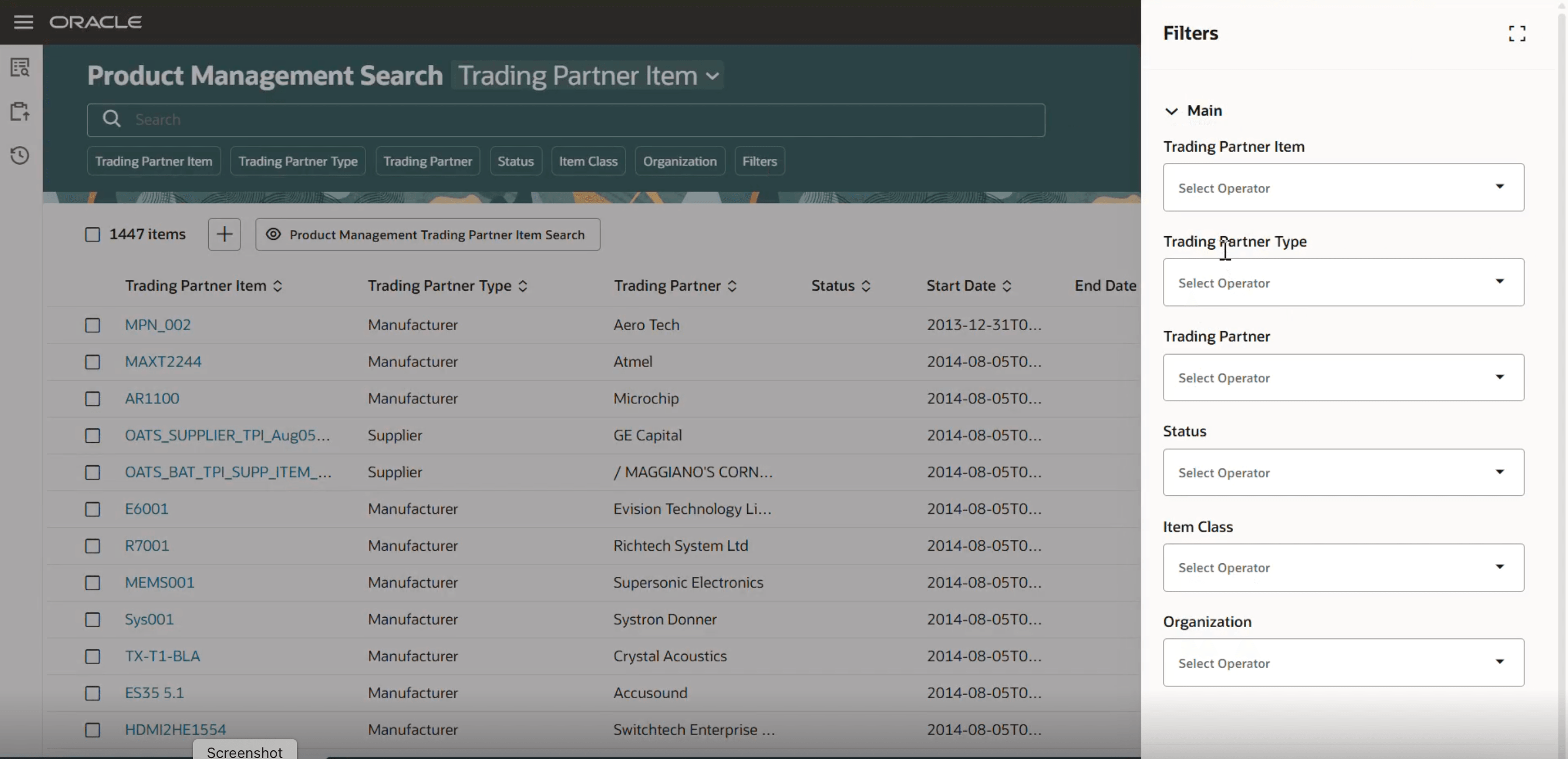 Filters Drawer – Create New Filter