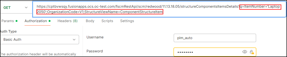 Sample to Invoke the REST API