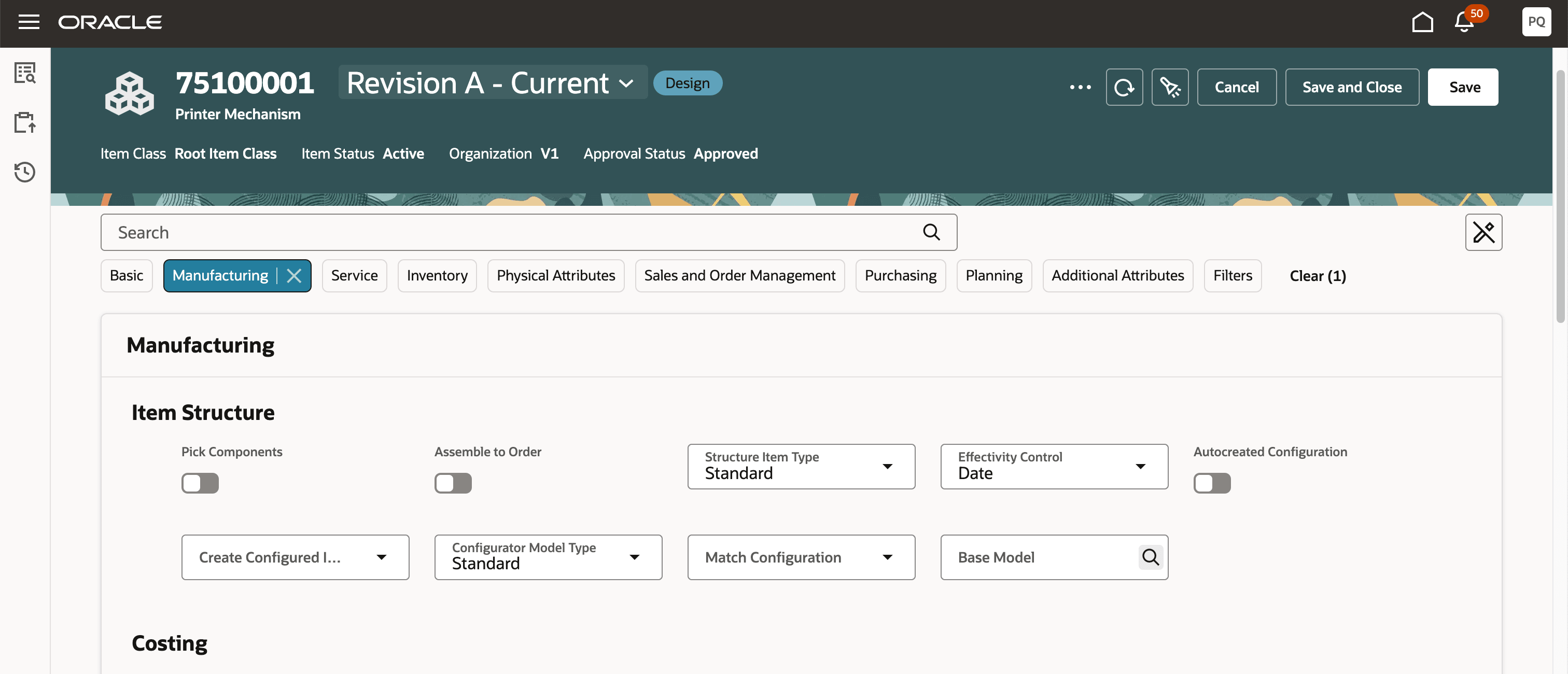 Edit Attributes Using Edit Icon
