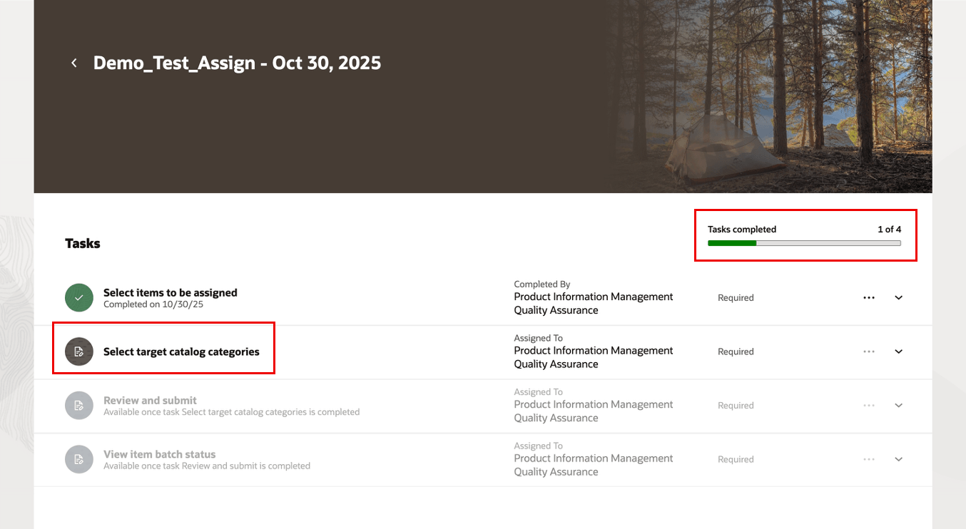Task: Select Target Catalog Categories