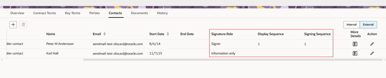 Docusign Signer Details