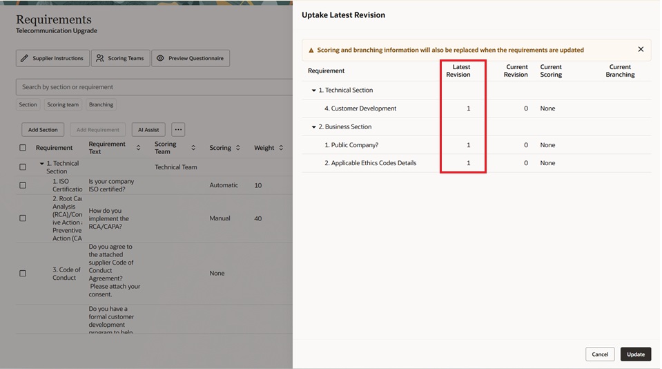 Uptake latest revision - Panel drawer