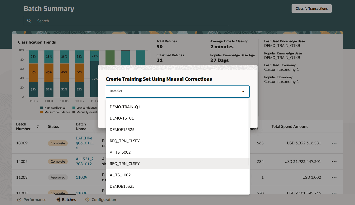 Add manual corrections to existing training set