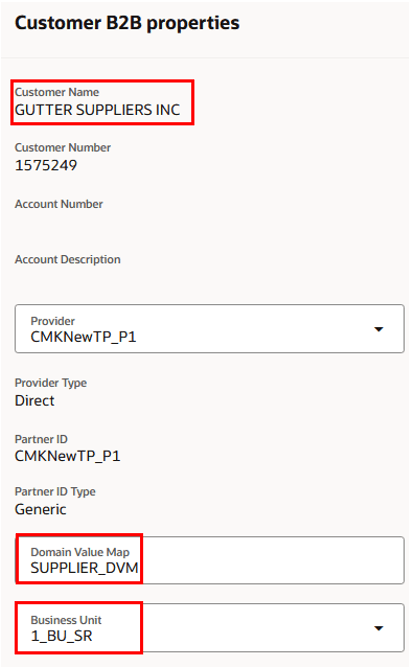 Add Customer B2B Properties