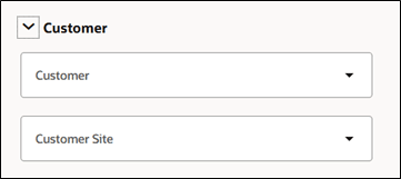 Select Customers and Customer Sites