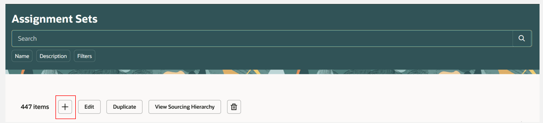 Create an Assignment Set