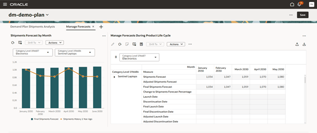 Deep Link to a Page in a Demand Plan