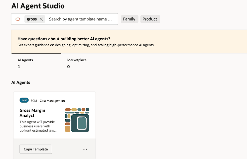 Gross Margin Estimator Agent Template