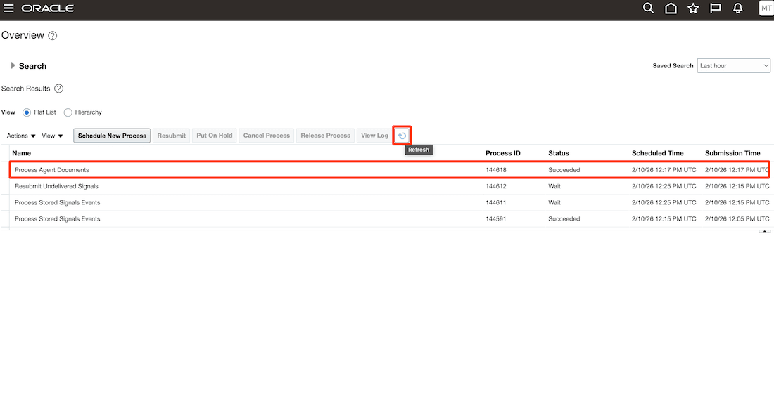 Check for task status