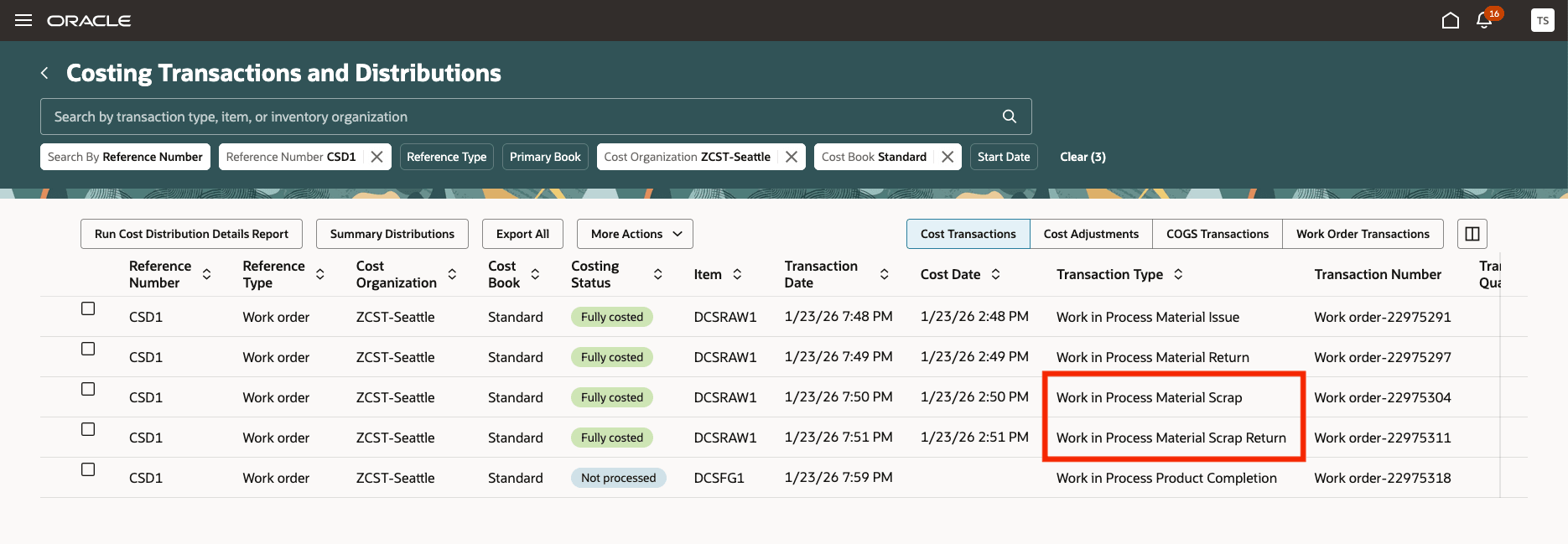 New transaction types