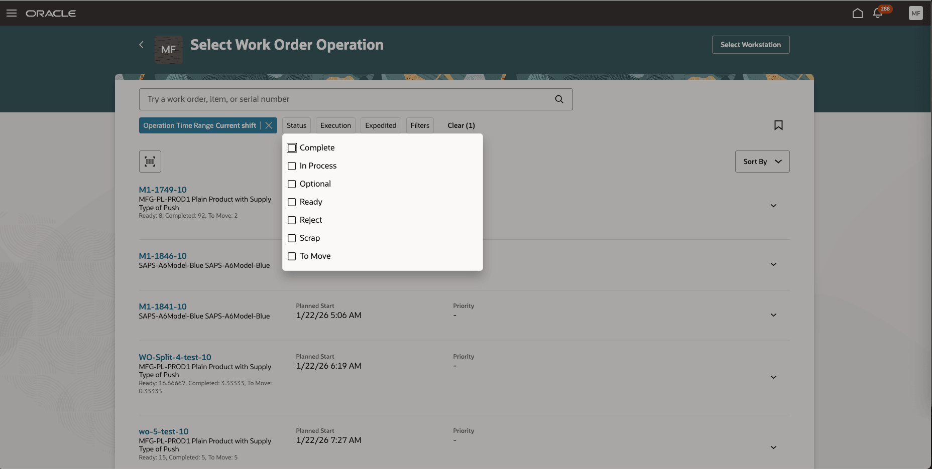 Option to filter based on To Move quantity