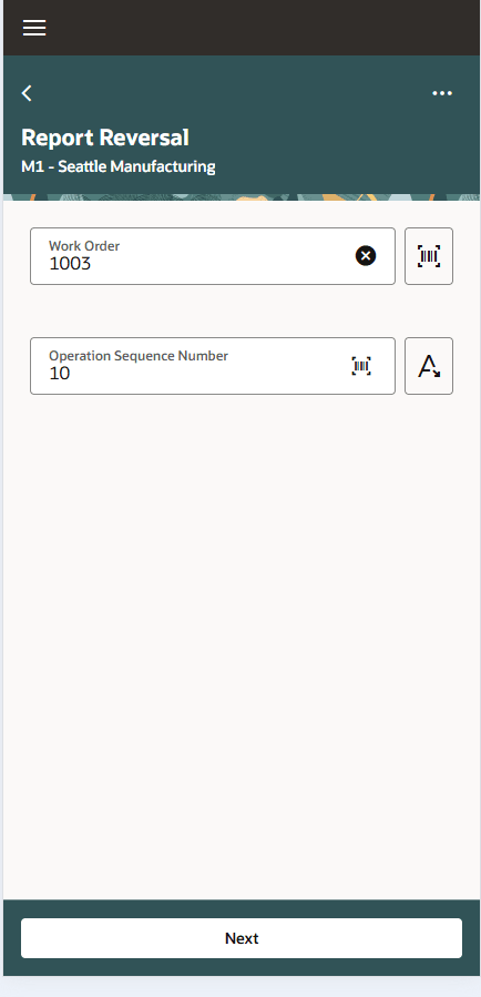 Revesre at an operation