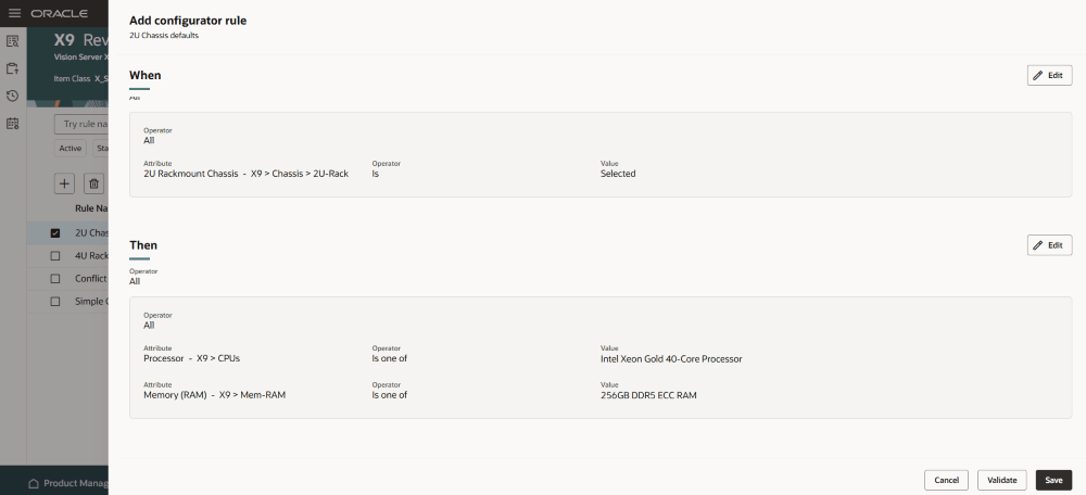 Example of Creating a Default Logic Rule