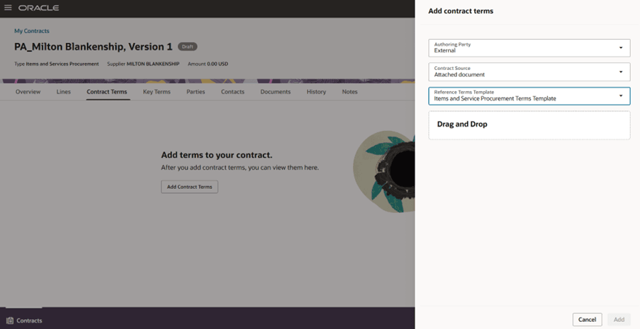 Reference Terms Template