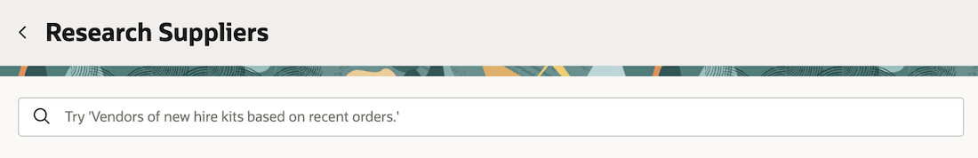 Custom Suggested Search Query