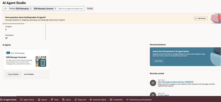 B2B Message Converter Template