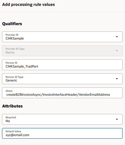 Processing Rule Values