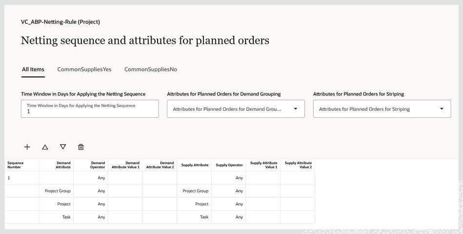 Initial Netting Sequence Created