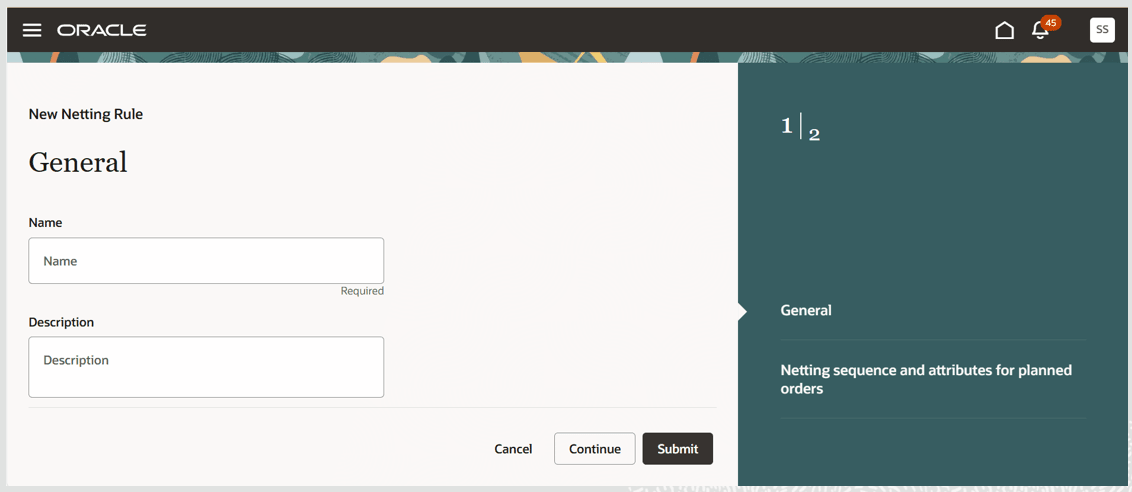 New Netting Rule Guided Process