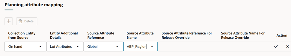 Add Attribute Mapping for an Entity