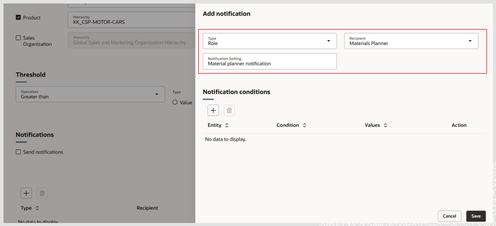 Enter Notification Details