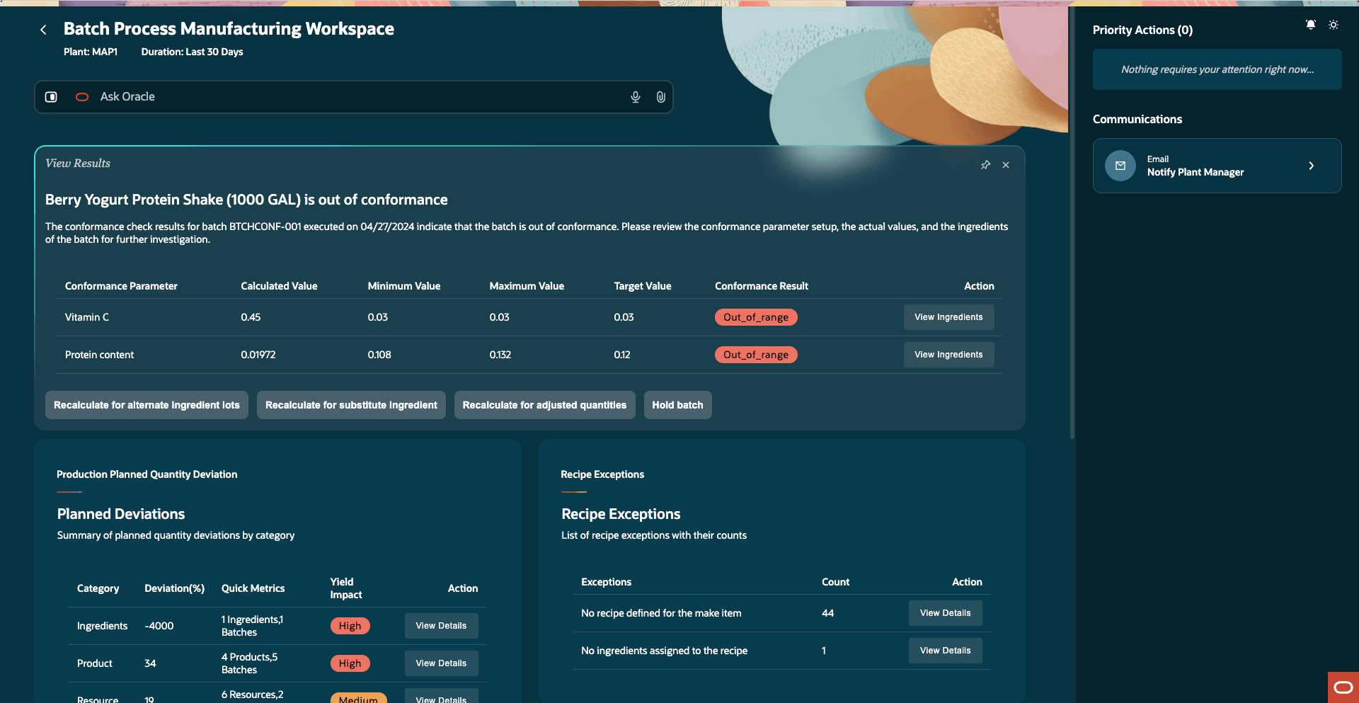 Figure 9: Batch Conformance Agent