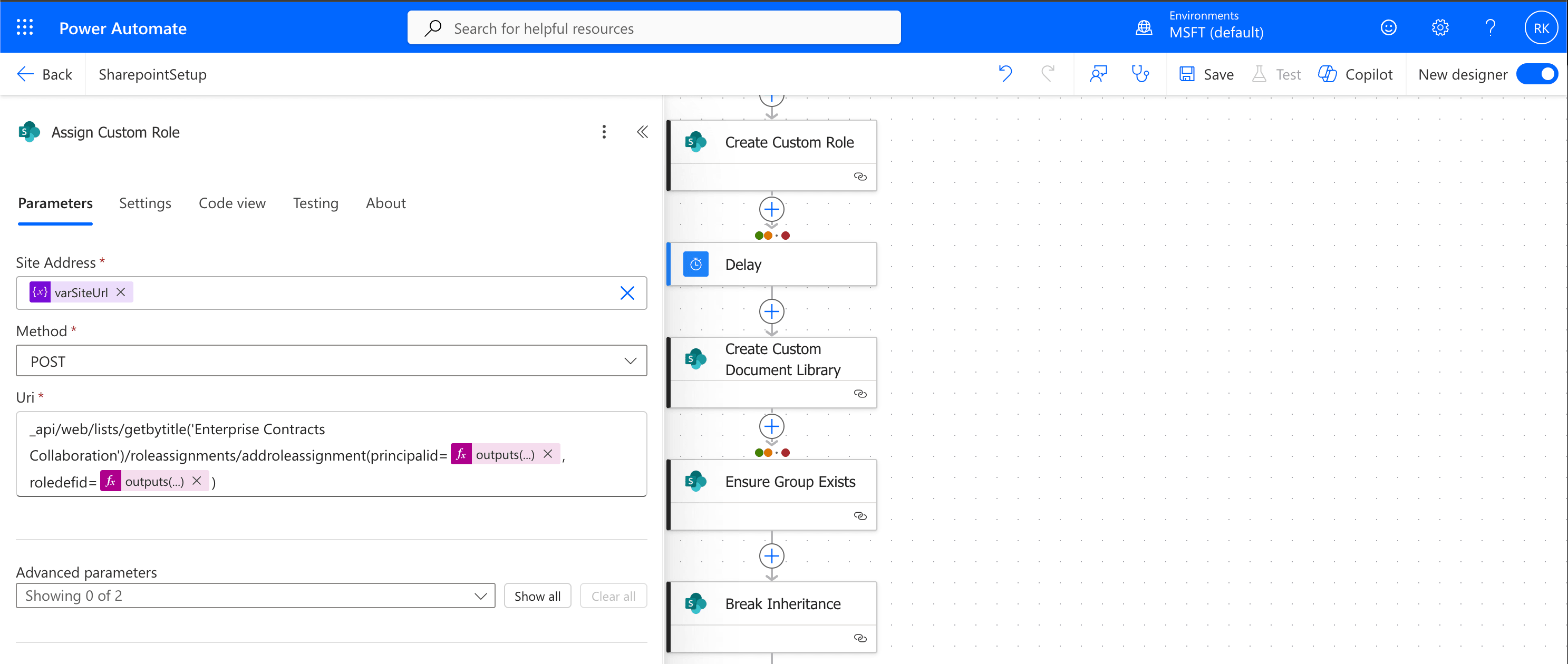 Select varSiteURL and update Uri