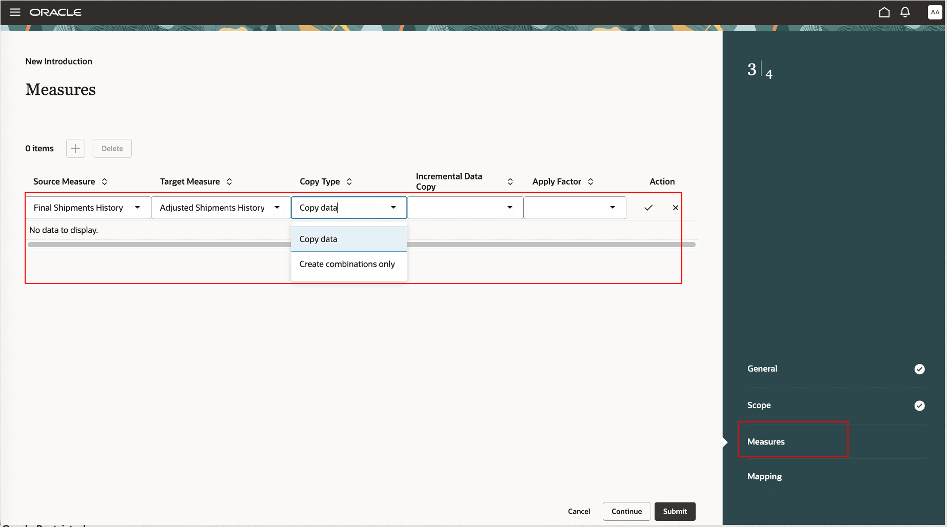Copy types in Measures step