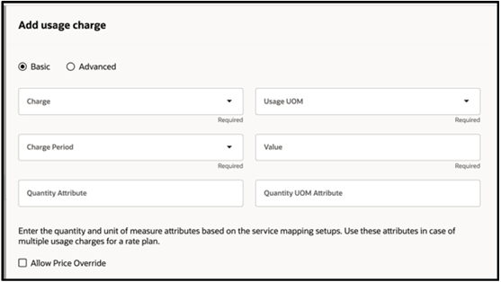 Add Charge – Basic Mode