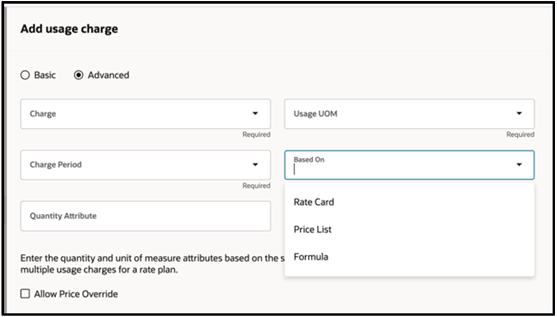 Add Charge – Advanced Mode
