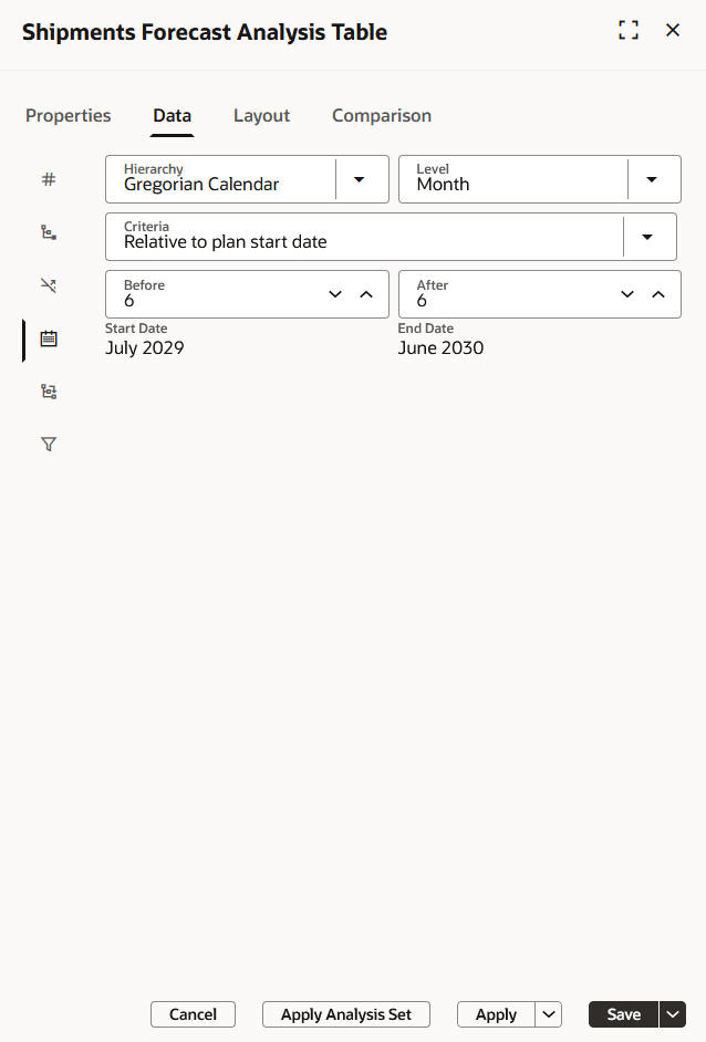 Selections for existing visualization in Update 26D