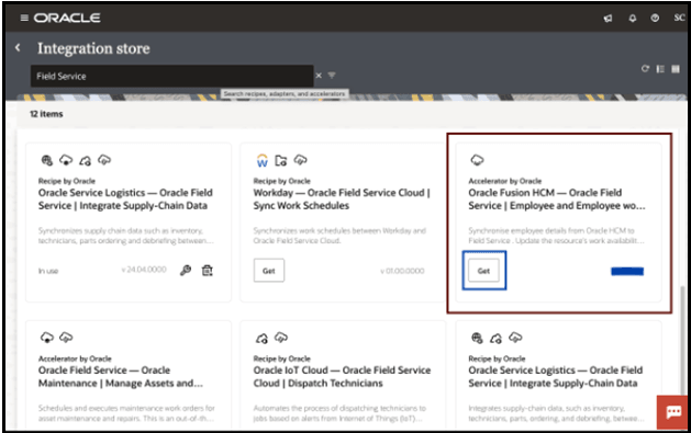Oracle Integration Store