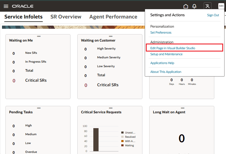 Open Visual Builder Studio