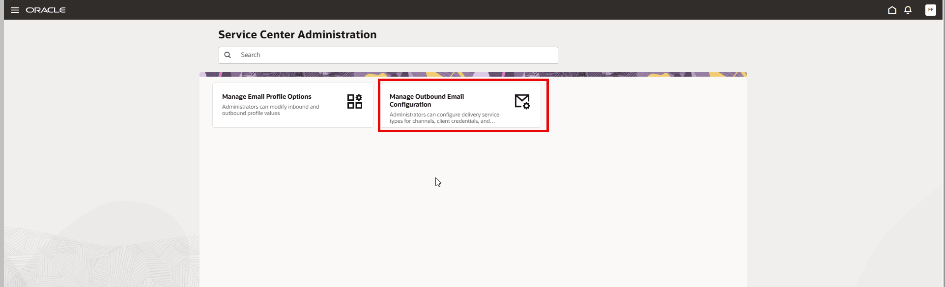 Manage Outbound Email Configuration