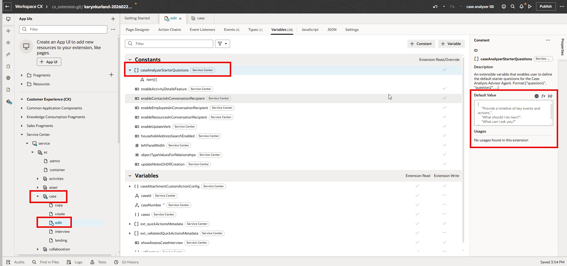 Case Analyzer Starter Questions Constant