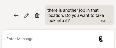 Delete Icon in Message Window