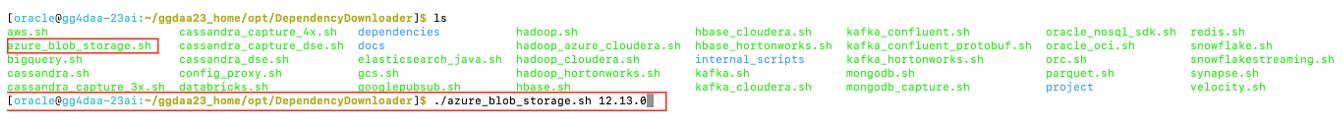 Run azure_blob_storage.sh for downloading Azure Storage dependencies Run azure_blob_storage.sh for downloading Azure Storage dependencies