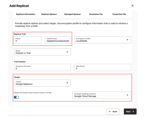 Replicat Options Replicat Options