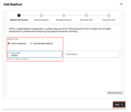 Add Replicat Add Replicat