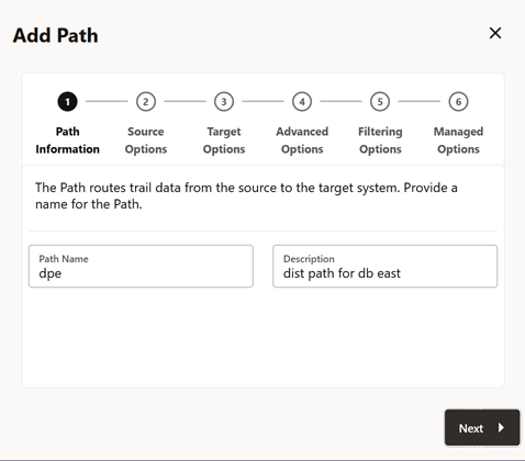 Adding a DISTPATH for source deployment, depl_east. Adding a DISTPATH for source deployment, depl_east.