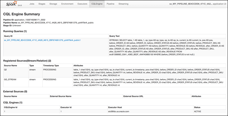CQL Engine Tab CQL Engine Tab
