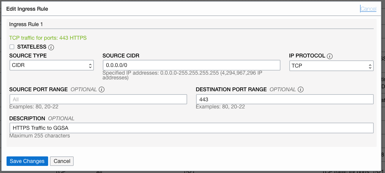 Ingress Rule - Example