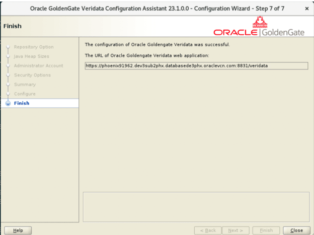 Configuration Complete Configuration Complete