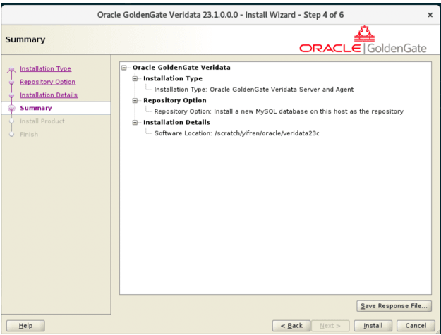 Installation Summary