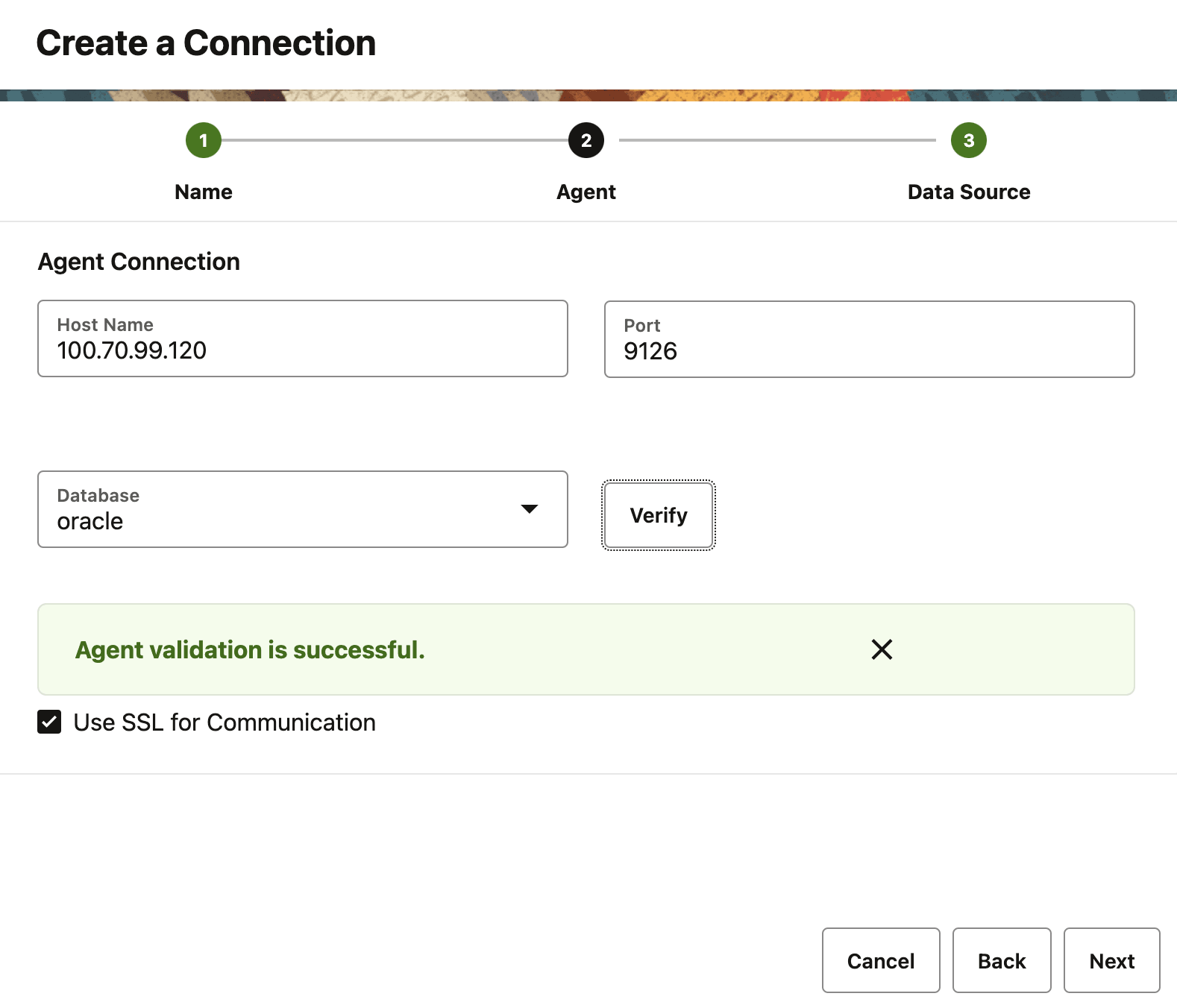Create a Connection. Create a Connection.