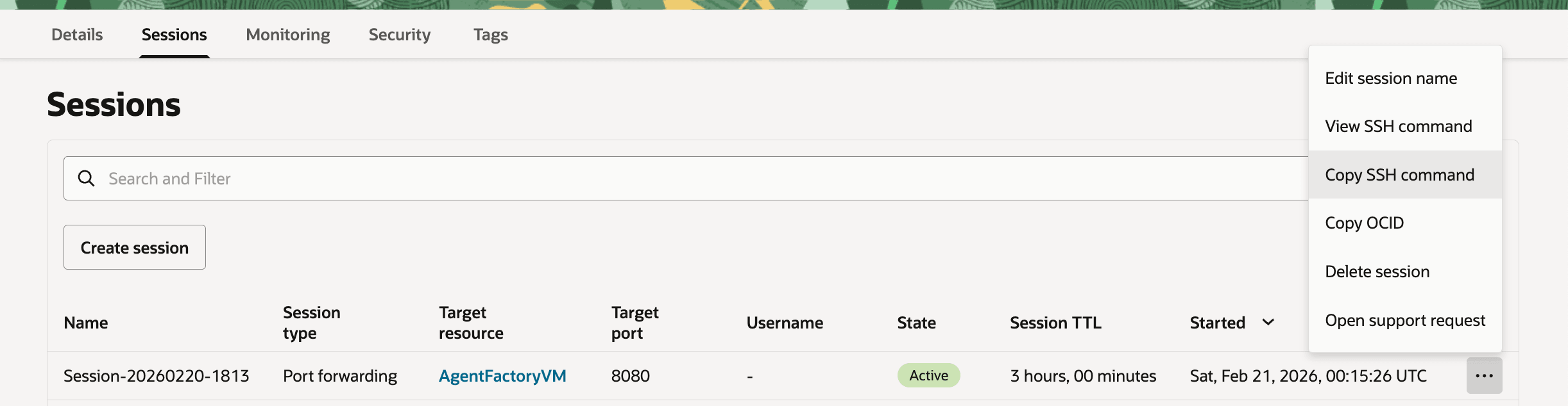 Copy SSH Command Copy SSH Command