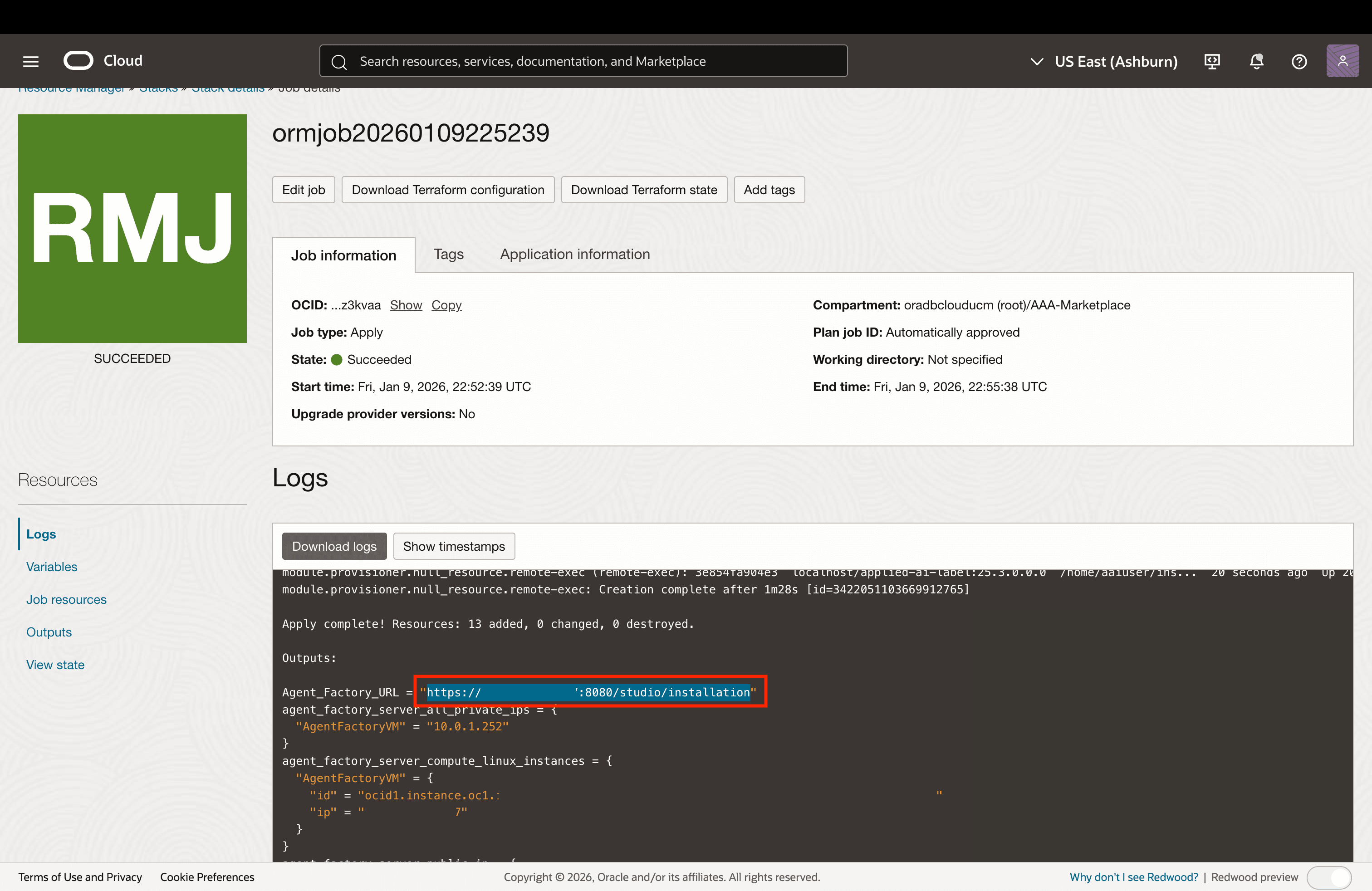 Agent Factory creation succeeded