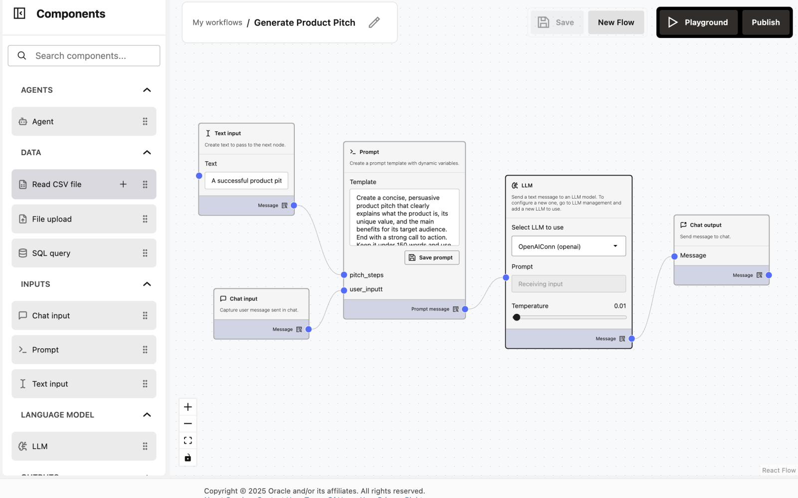 Generate Product Pitch Sample
