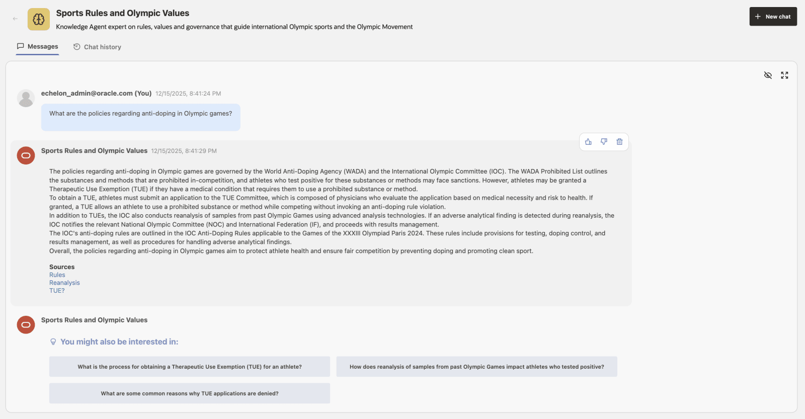 Knowledge Agent Chat