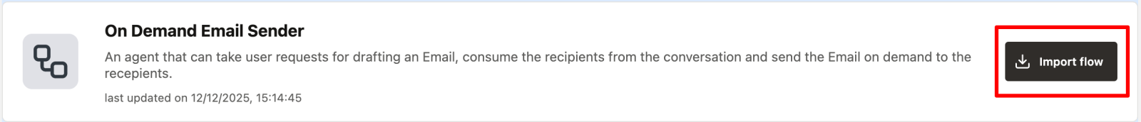 On Demand Email Import